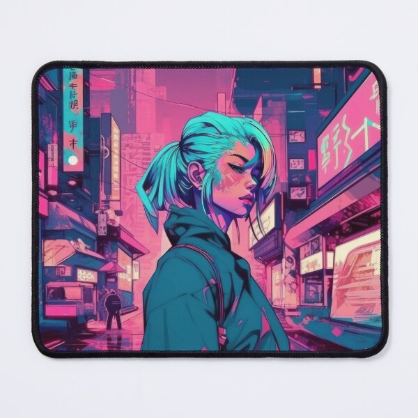 Item preview, Japanese Street Cyberpunk City Tokyo Girl Streetwear designed and sold by Aurora Hues.
