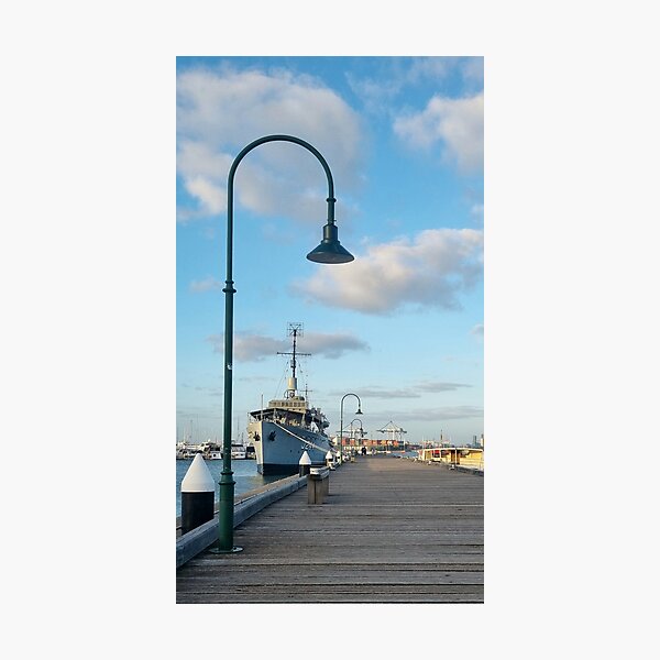 Item preview, Ship at Gem Pier, Williamstown designed and sold by BroomstickMagic.