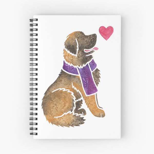 Item preview, Watercolour Leonberger designed and sold by animalartbyjess.
