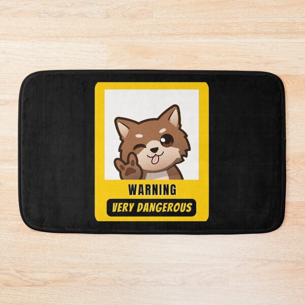 Item preview, warning cute   designed and sold by MTOstickers.