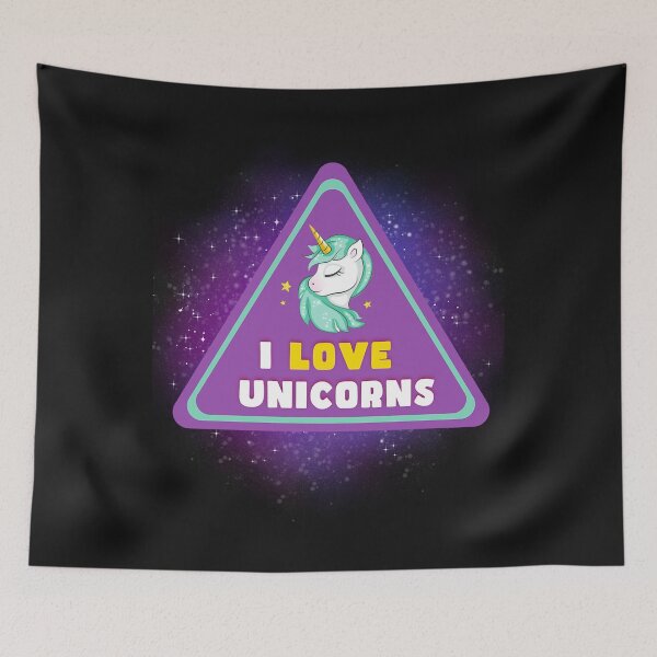 Item preview, Warning Unicorns   designed and sold by MTOstickers.