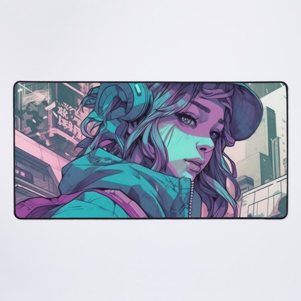 Item preview, Rue japonaise Cyberpunk City Tokyo Girl Streetwear designed and sold by Aurora Hues.