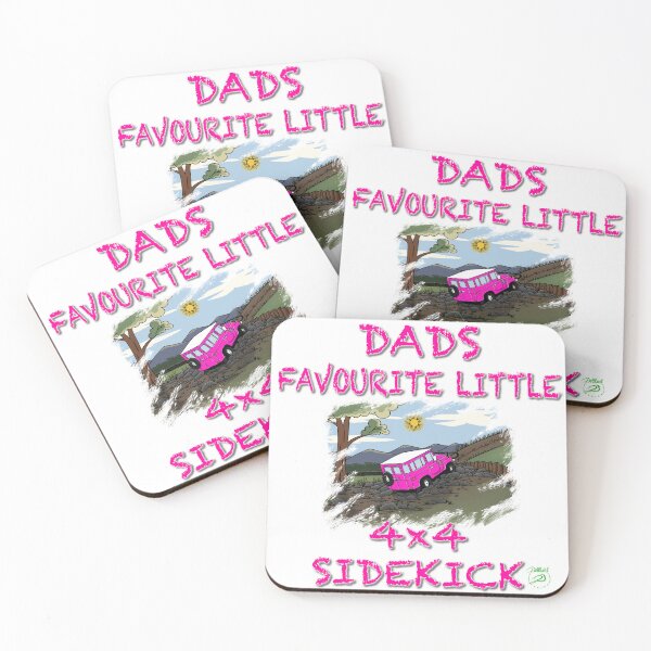 Item preview, Dads Favourite Little 4x4 Sidekick Girl! designed and sold by BelindaApps.