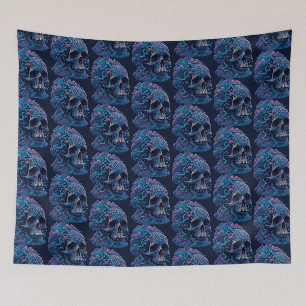 Item preview,  Clouded Bones: A Psychedelic Skull T-Shirt designed and sold by TshirtTown77.