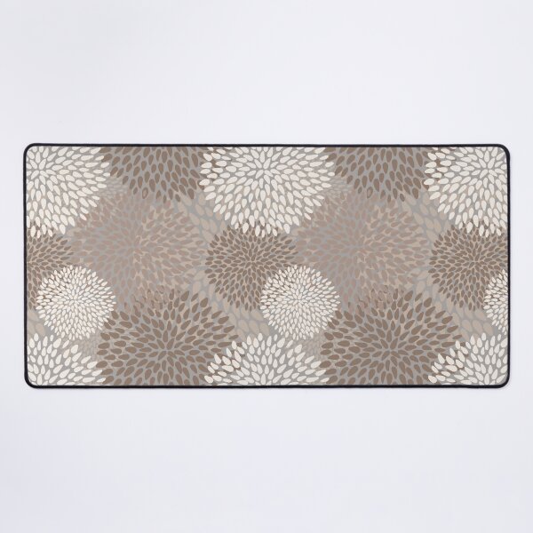 Item preview, Abstract Floral Grayish Brown Cream designed and sold by Ale's Art.