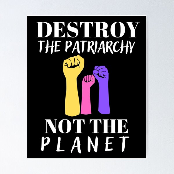 Item preview, Destroy the patriarchy not the planet designed and sold by MidgardWonders.