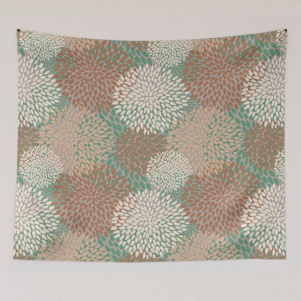 Item preview, Abstract Floral Green Brown designed and sold by Ale's Art.