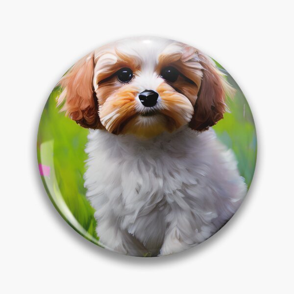 Item preview, Cavapoo Cutie: A Playful and Adorable Artwork designed and sold by RoslinShaw.