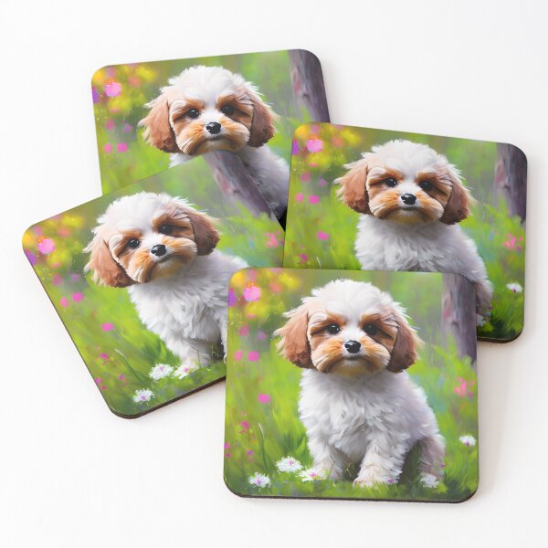 Item preview, Cavapoo Cutie: A Playful and Adorable Artwork designed and sold by RoslinShaw.