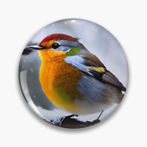 Artikelvorschau, Winter Robin: Ein wunderschön eingefangener Moment in der Natur entworfen und verkauft von RoslinShaw.