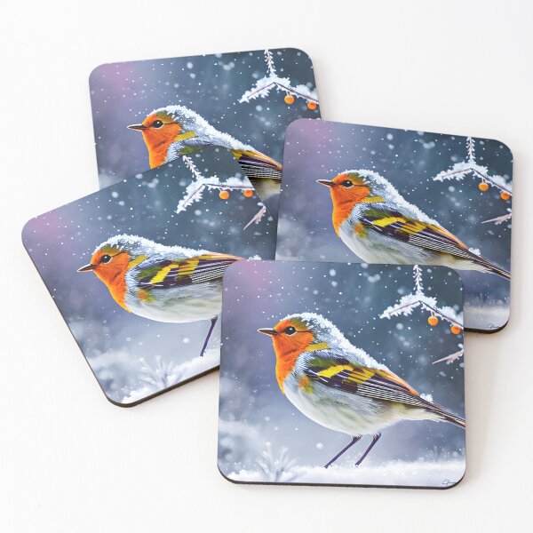 Artikelvorschau, Winter Robin im verschneiten Wunderland entworfen und verkauft von RoslinShaw.