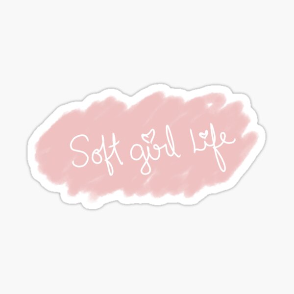 Item preview, Soft Girl Life text designed and sold by MY HAPPY PLACE .