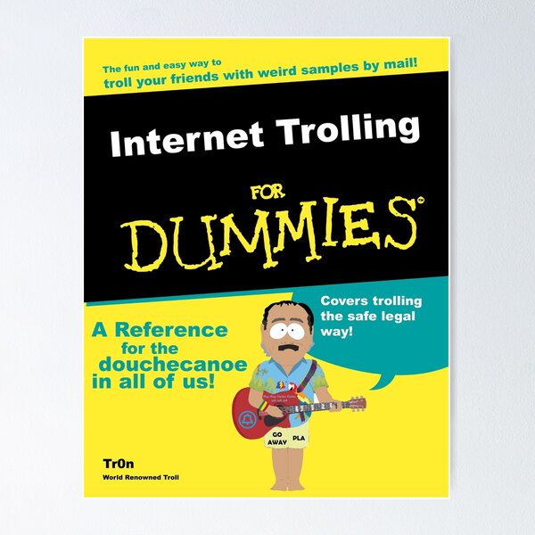 Internet Troll Definition, Funny Troll Joke Poster for Sale by  AloraDawnEve