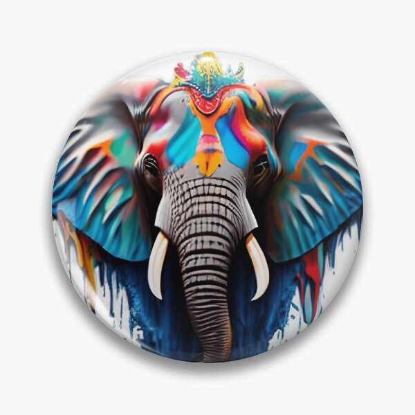 Item preview, rainbow elephant designed and sold by elijam.