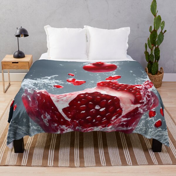 Item preview, Fruits Pomegranate Slice Falling In Water - Fruits designed and sold by internlvisions.