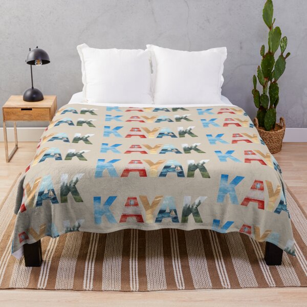 Item preview, KAYAK - Coastal Lettering with Sailboat designed and sold by TwoSmallPtatoes.