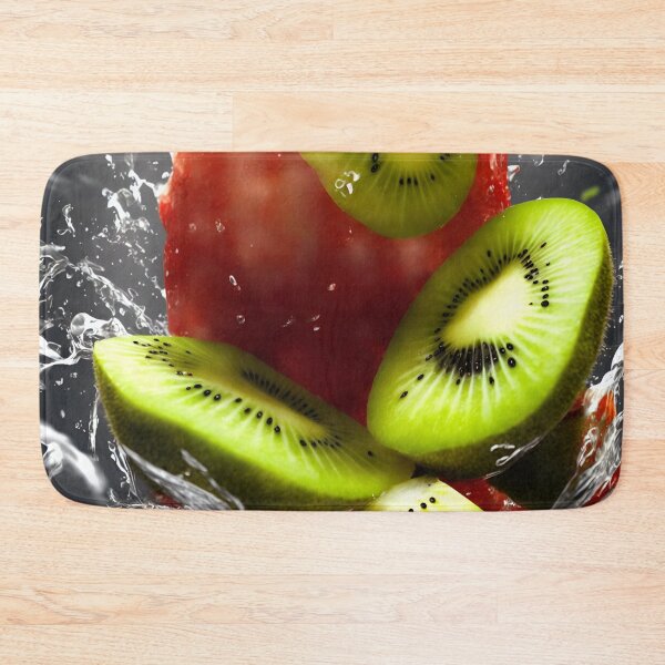 Item preview, Fruits Kiwi Slices Falling In Water - Fruits designed and sold by internlvisions.