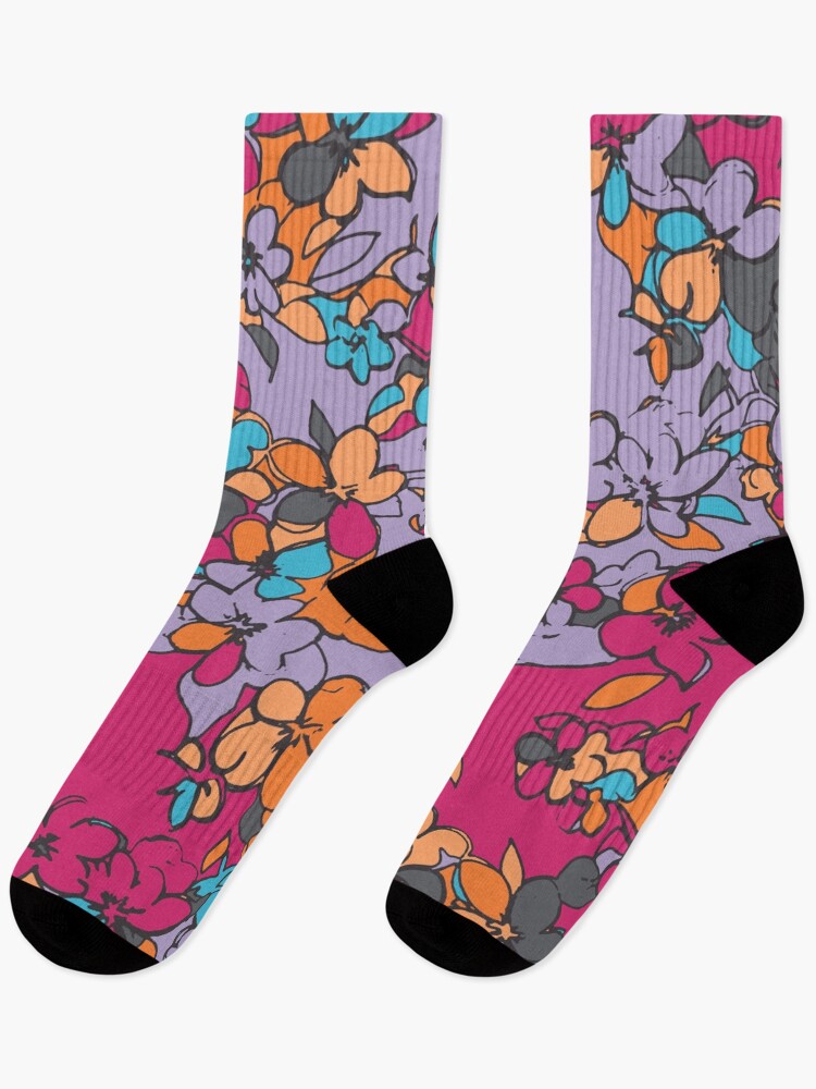 Thumbnail 1 of 5, Socks, Springtime In Bloom designed and sold by BrentHolzheimer.