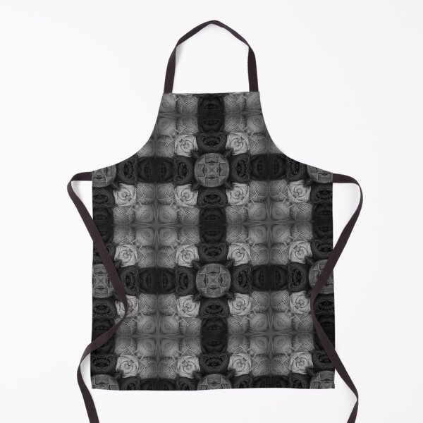 Item preview, Black and White Yarn Kaleidoscope Pattern 1 designed and sold by Swabcraft.