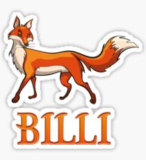 Billi Fox Sticker