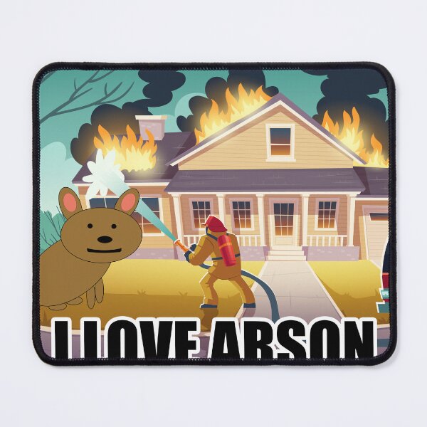 Item preview, I Love Arson Dog designed and sold by TheMilkManMan.