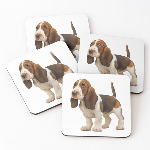 Item preview, Basset Hound Puppy designed and sold by hyperweave.