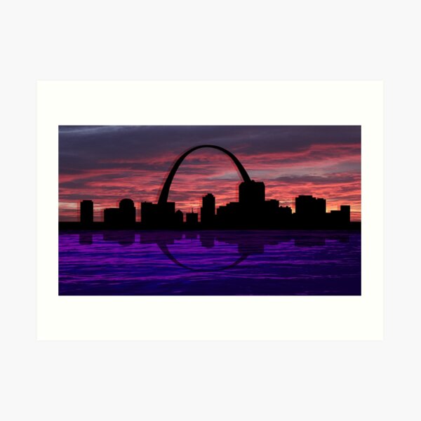 Night in St. Louis Art Print