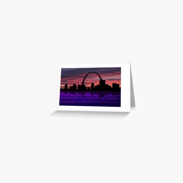 Night in St. Louis Greeting Card