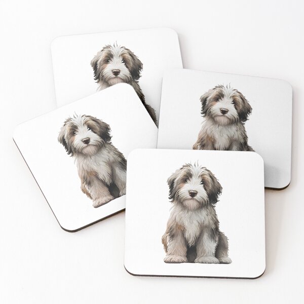 Item preview, Bearded Collie Puppy designed and sold by hyperweave.