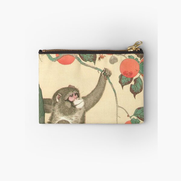 Item preview, Monkey Wasp Persimmon - Ohara Koson designed and sold by NineVi.