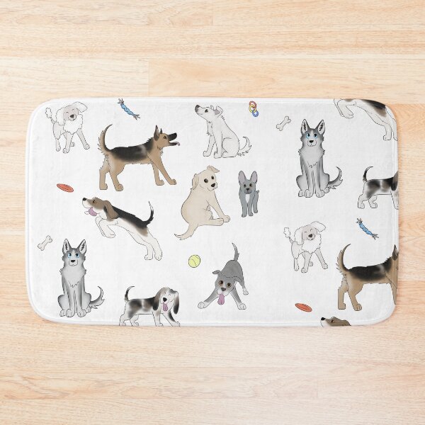 Item preview, Cute dogs pattern designed and sold by CreationsByBear.