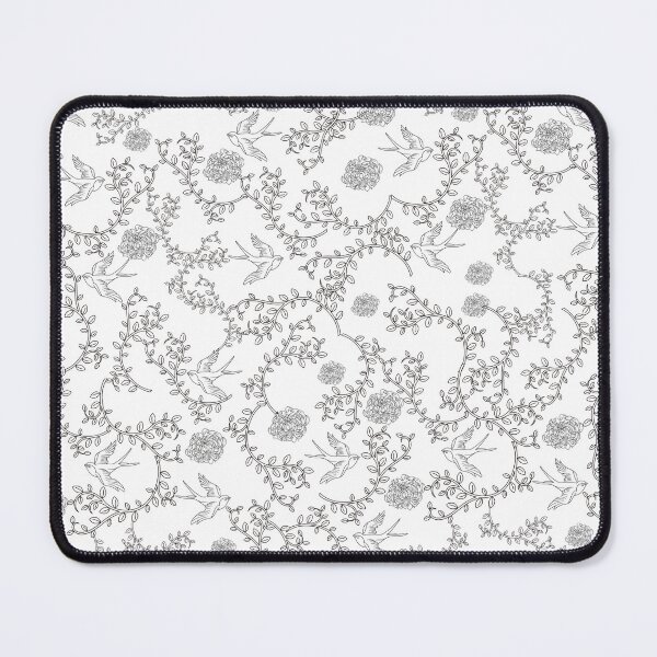 Item preview, Baroque inspired swallows and peonies designed and sold by lolla-doesstuff.