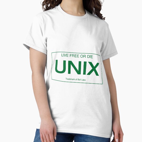 Item preview, UNIX- LIFE FREE OR DIE designed and sold by telecomarchiver.