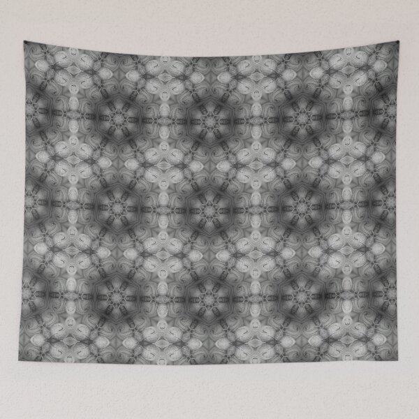 Item preview, Black and White Yarn Kaleidoscope Pattern 12 designed and sold by Swabcraft.