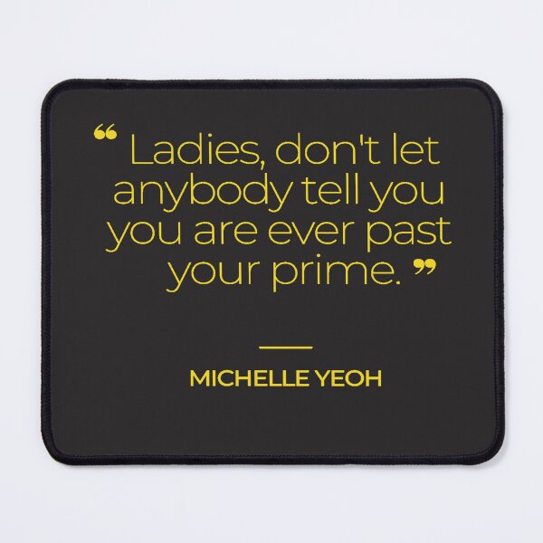 Item preview, Michelle Yeoh Inspirational Quotes designed and sold by TonsPOD.