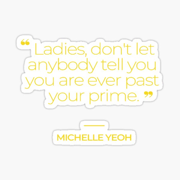 Aperçu de l'œuvre Michelle Yeoh Citations inspirantes créée et vendue par TonsPOD.