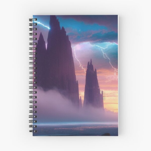 Item preview, Electric Mountain Dreamscape designed and sold by magicAI-qtr.