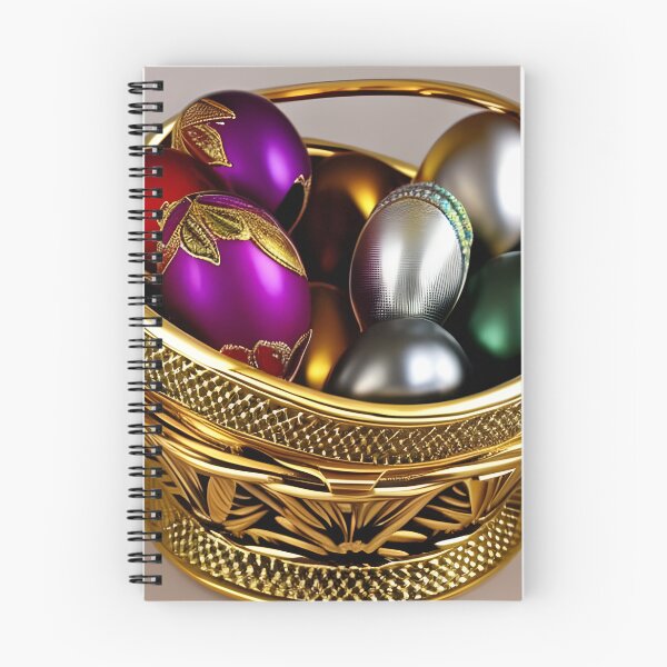 Item preview, Basket of colourful decorative eggs  designed and sold by Mary Tighe.