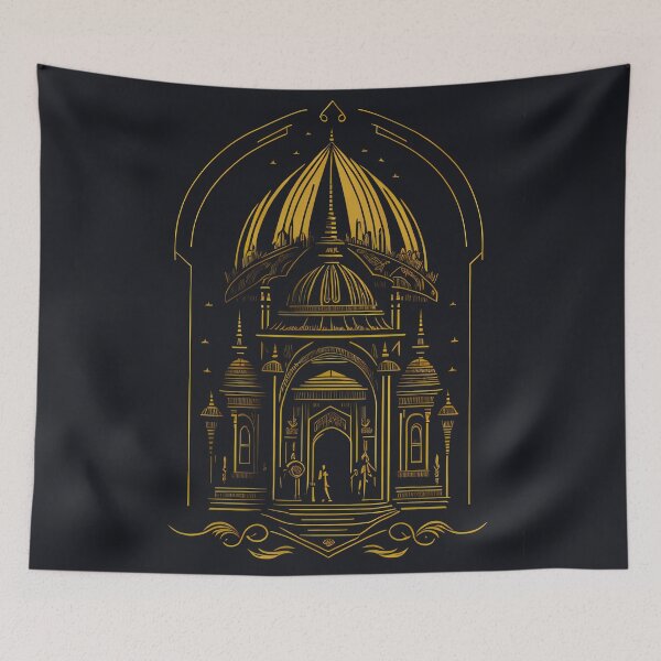 Item preview, Ancient Domed Golden Temple Palace designed and sold by entwithanaxe.