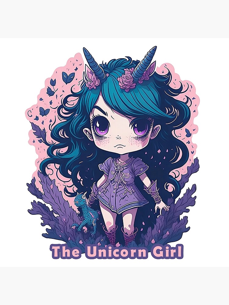 Sad Unicorn Girl Colouring Stock Illustration 1886263867 | Shutterstock