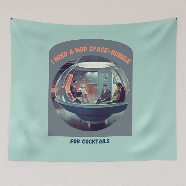 Item preview, MOD Space-age 1960s 60s Space-bubble Cocktail Space-pod  designed and sold by Step, Repeat.