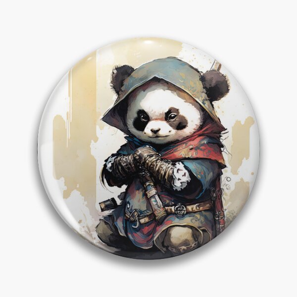 Item preview, panda samurai designed and sold by ururuty.