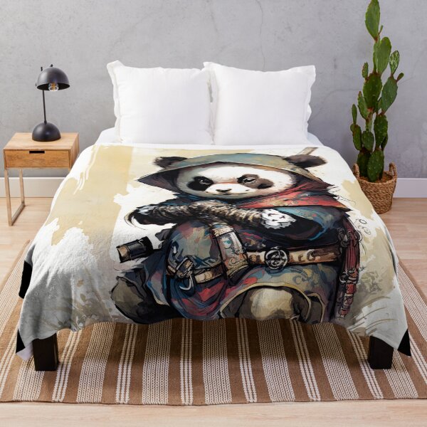 Item preview, panda samurai designed and sold by ururuty.