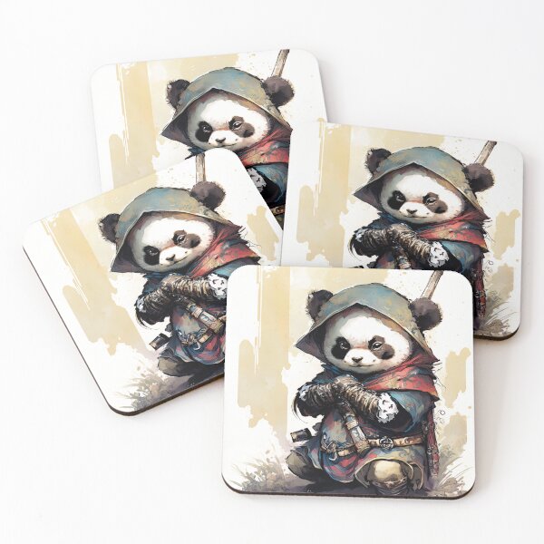 Item preview, panda samurai designed and sold by ururuty.