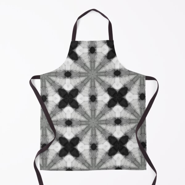 Aperçu de l'œuvre Black and White Yarn Kaleidoscope Pattern 29 créée et vendue par Swabcraft.