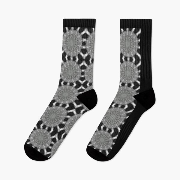 Item preview, Black and White Yarn Kaleidoscope Pattern 30 designed and sold by Swabcraft.