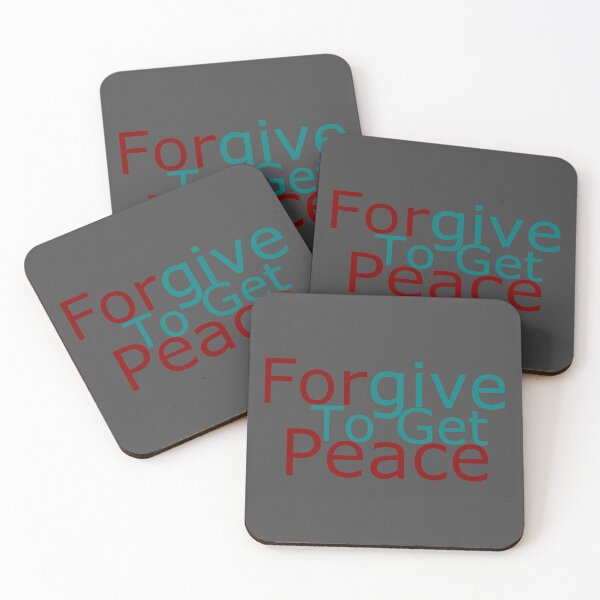 Item preview, Forgive to get peace, for peace, give to get - red designed and sold by BASTOFE.