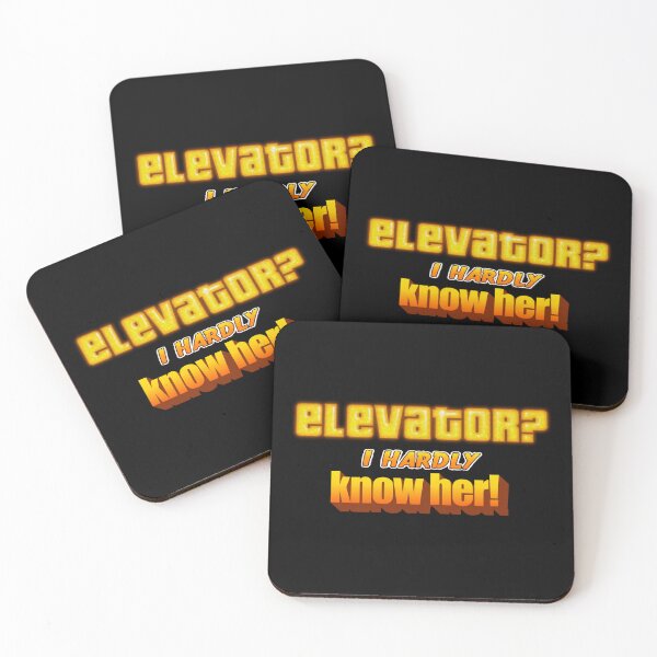 Item preview, Elevator? I Hardly Know Her Dad Joke Pun designed and sold by snazzyseagull.