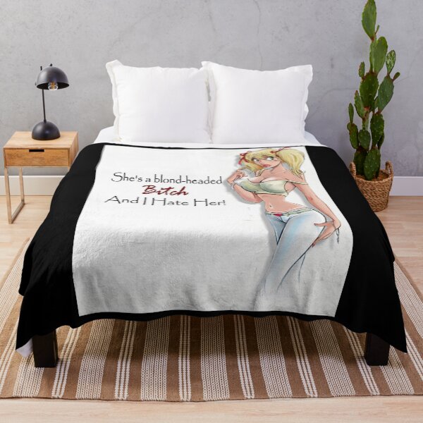 Item preview, She_s A Blond-Headed Bitch _amp_ I Hate Her! Fitted designed and sold by fatmakillee.