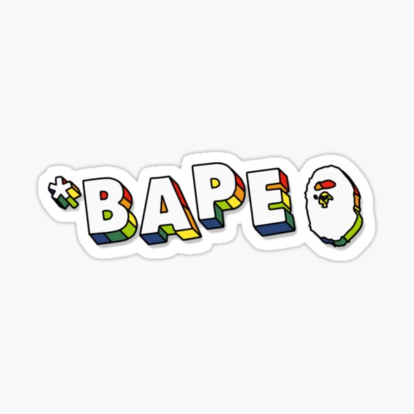 BAPE BOGO Pegatina